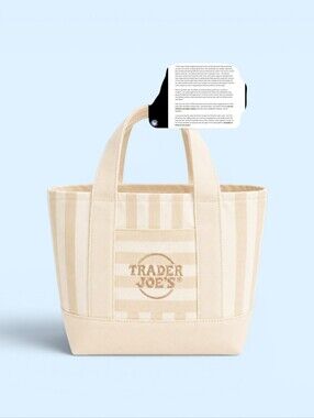 Trader Joe’s Mini Tote Bags - New Edition Summer 2026 Tan